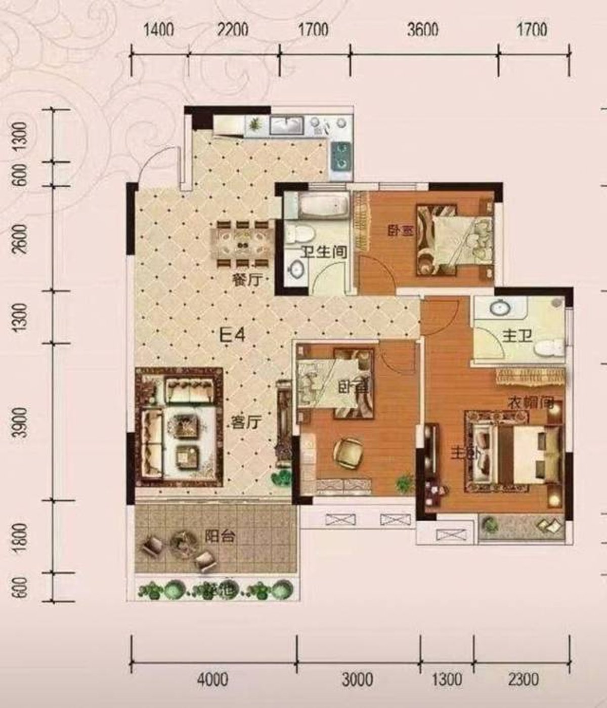 信昌棠棣之华 精装三房 南向采光好 拎包入住 大图
